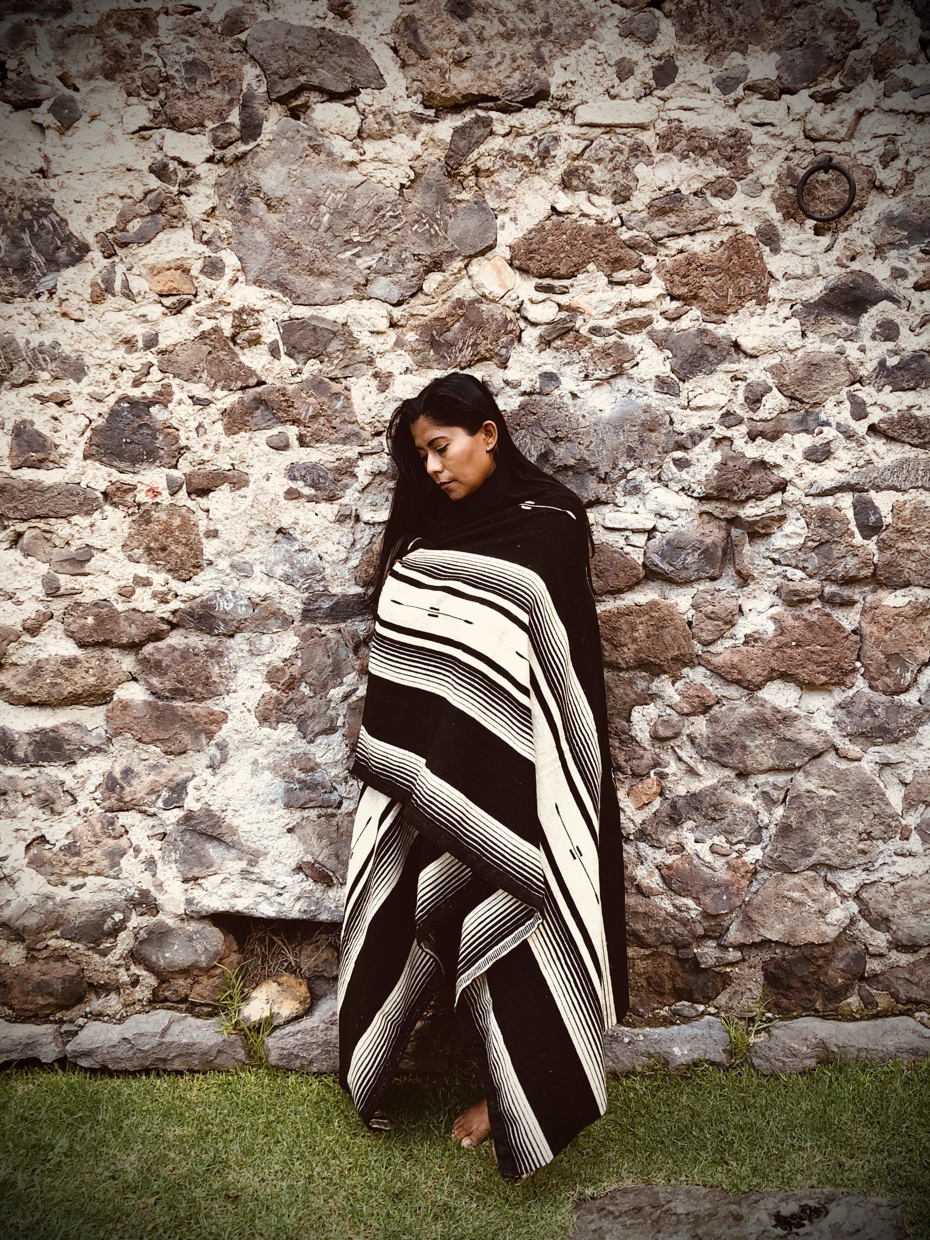Copy of All Natural “Lana Delgada” Bohemian Wool Blanket - HomageMade 