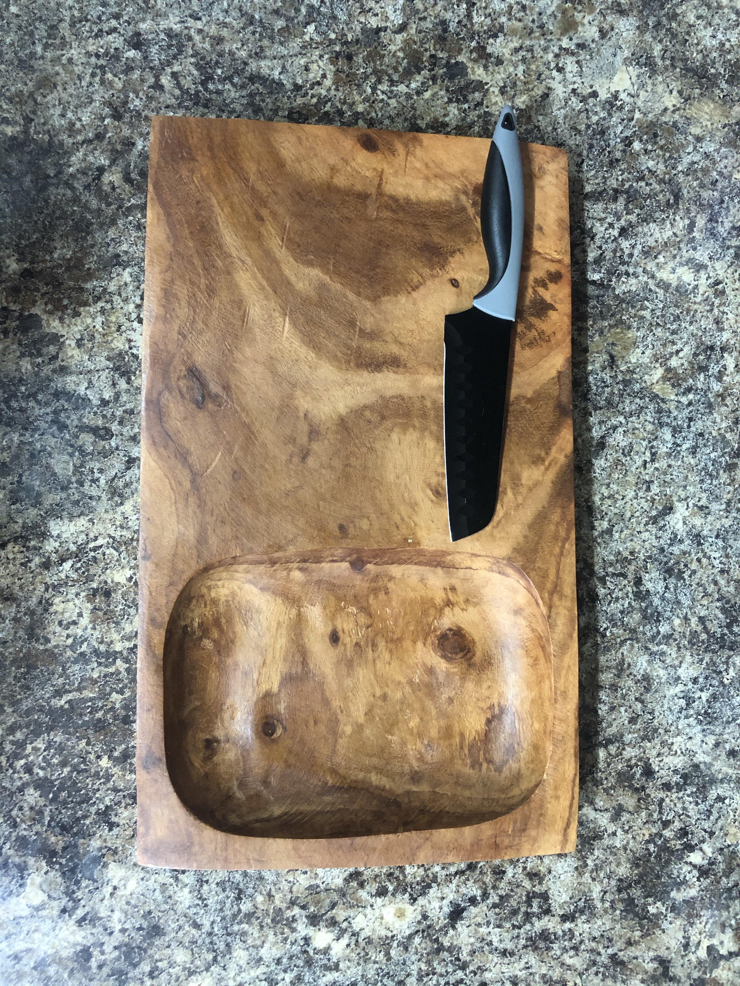 Hand-Carved Guamuchil Cutting Board - HomageMade 